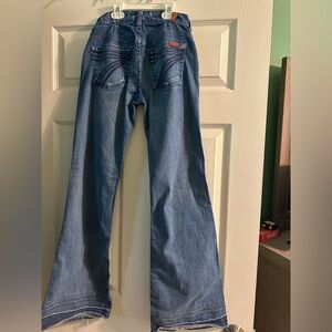 7 for all mankind jeans size 24